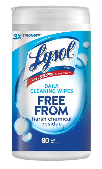LYSOL® Daily Cleaning Wipes (Discontinued March 15, 2020)